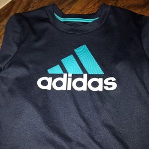 Boys size 4T adidas longsleeve shirt and Nike sweatshirt bundle
